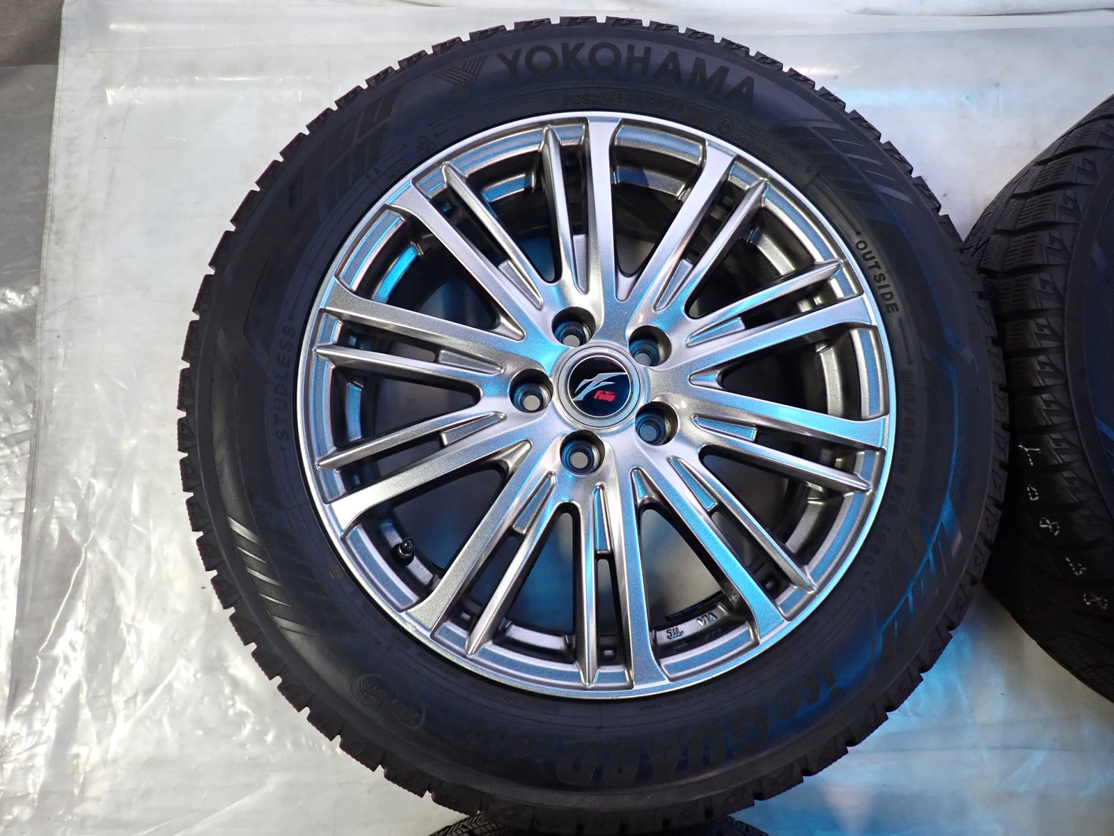 冬 4本SET 会社宛 送料無料 205/55R16×6.5J 91Q ヨコハマ アイスガード 