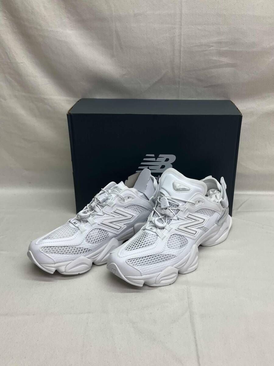 【箱付き・未使用品】 new balance U9060V1 ニューバランス スニーカー サンダル U9060B5 ホワイト シルバー メッシュ 27cm