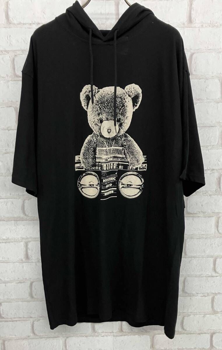 HYSTERIC GLAMOUR BEAR BOOMBOX ワンピース ヒステリックグラマー 半袖