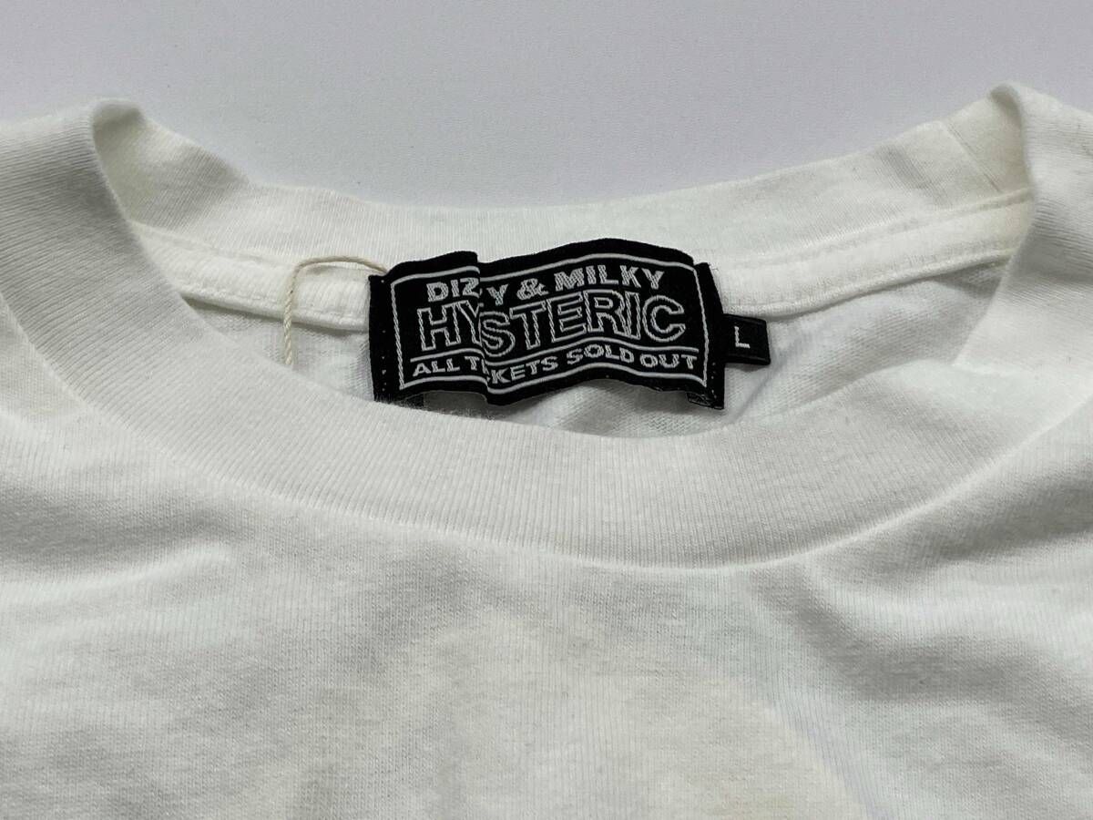 HYSTERIC GLAMOUR 半袖Tシャツ ヒステリックグラマー ホワイト size L