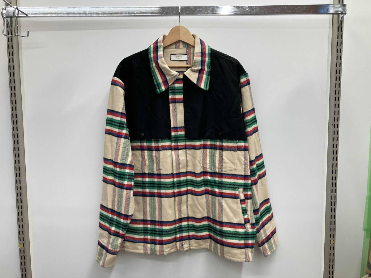 Hoorsenbuhs ホーセンブース ブルゾン ボタンアップ・プレイド・レンジャー・ジャケット 9920400141 サイズXL チェック柄 秋 冬