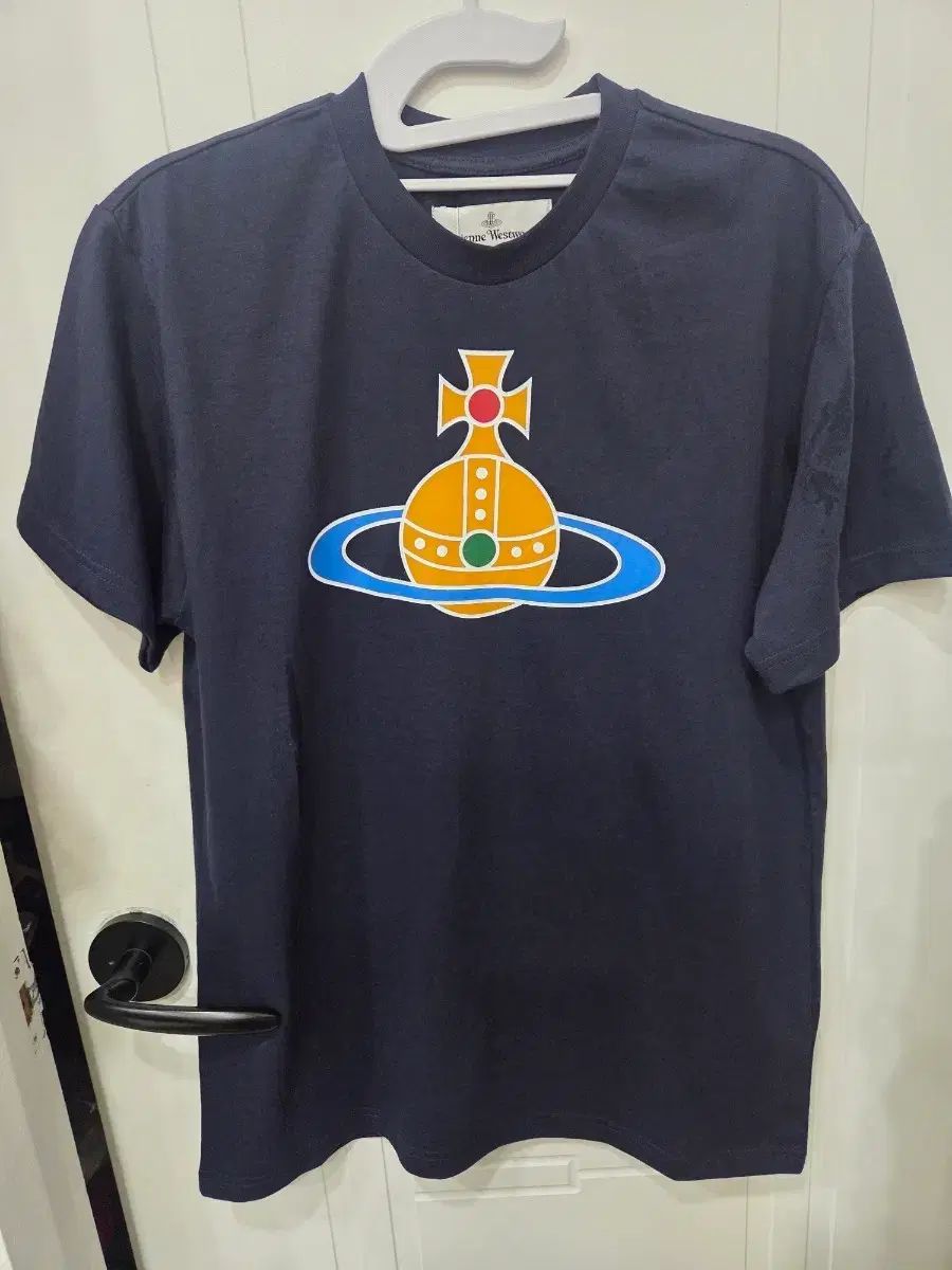VIVIENNE WESTWOOD ヴィヴィアン・ウエストウッド ORB ロゴ 半袖 Tシャツ ネイビー
