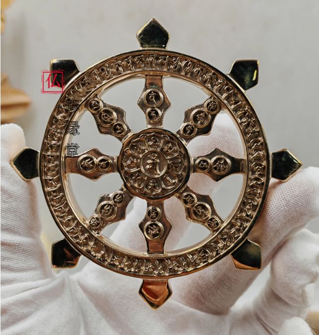 【修縁堂】法器仏具 チベット密教 金剛輪 古美術品 修縁堂】法器仏具 チベット密教 金剛輪 古美術品