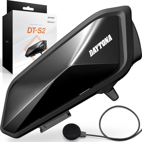 デイトナ(Daytona) バイク インカム 15時間連続使用 スマホ通話対応 防水 Bluetooth5.1 ワイヤーマイク付属 DT-S2(DTエスツー) 1台 25050pms 549461bd