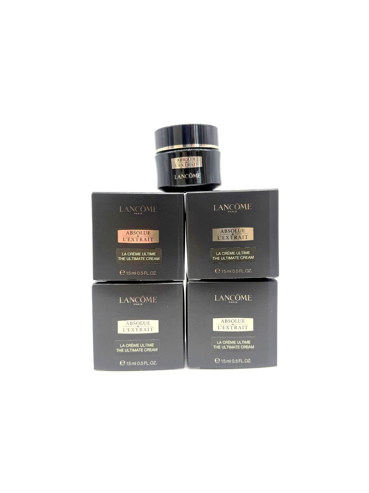 ランコム アプソリュレクストレ ラクレーム 15ml ランコム アプソリュ レクストレ ラ クレーム 15ml 4個セット 新品未