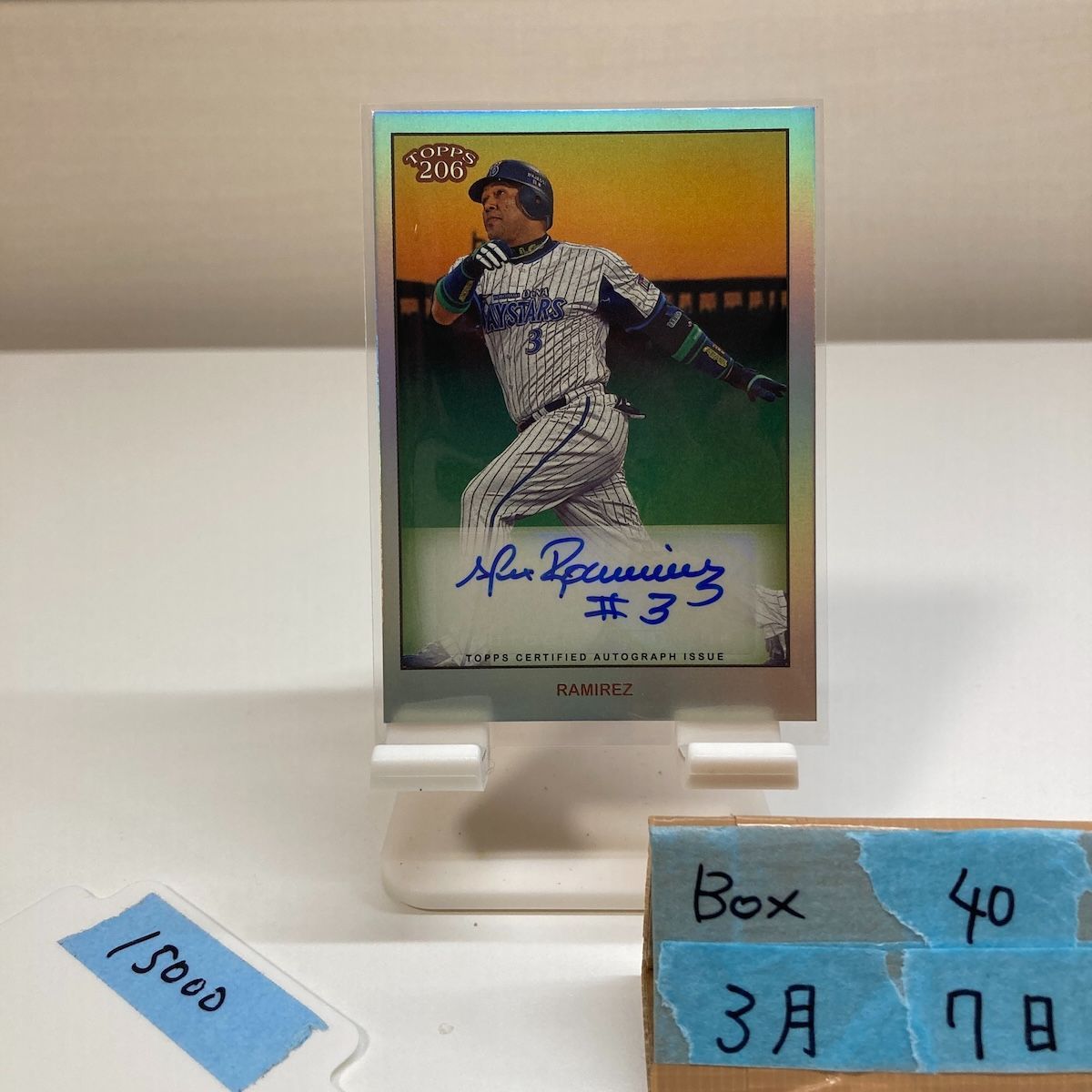 2024 Topps 206 NPB プロ野球 Alex Ramirez 2/7 直筆サインカード