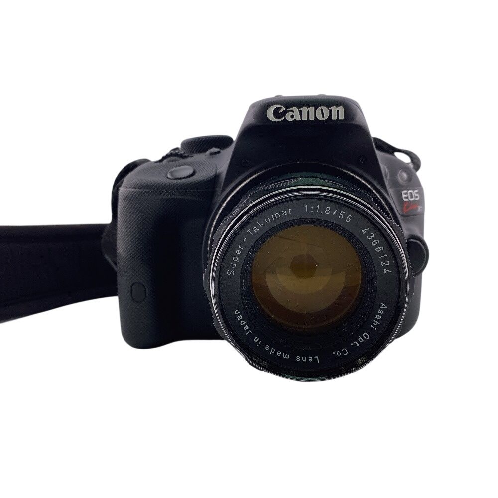 canon キャノン Super-Takumar 55mm F1.8 ?Canon EOS Kiss X7 一眼レフ プラスチック カメラ シルバー ユニセックス