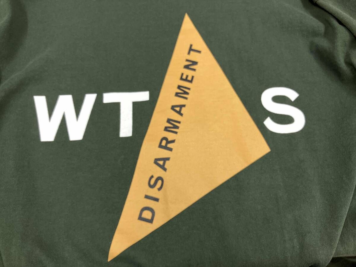 WTAPS ダブルタップス EX47 241ATDFT 長袖Tシャツ SIZE X02 モス