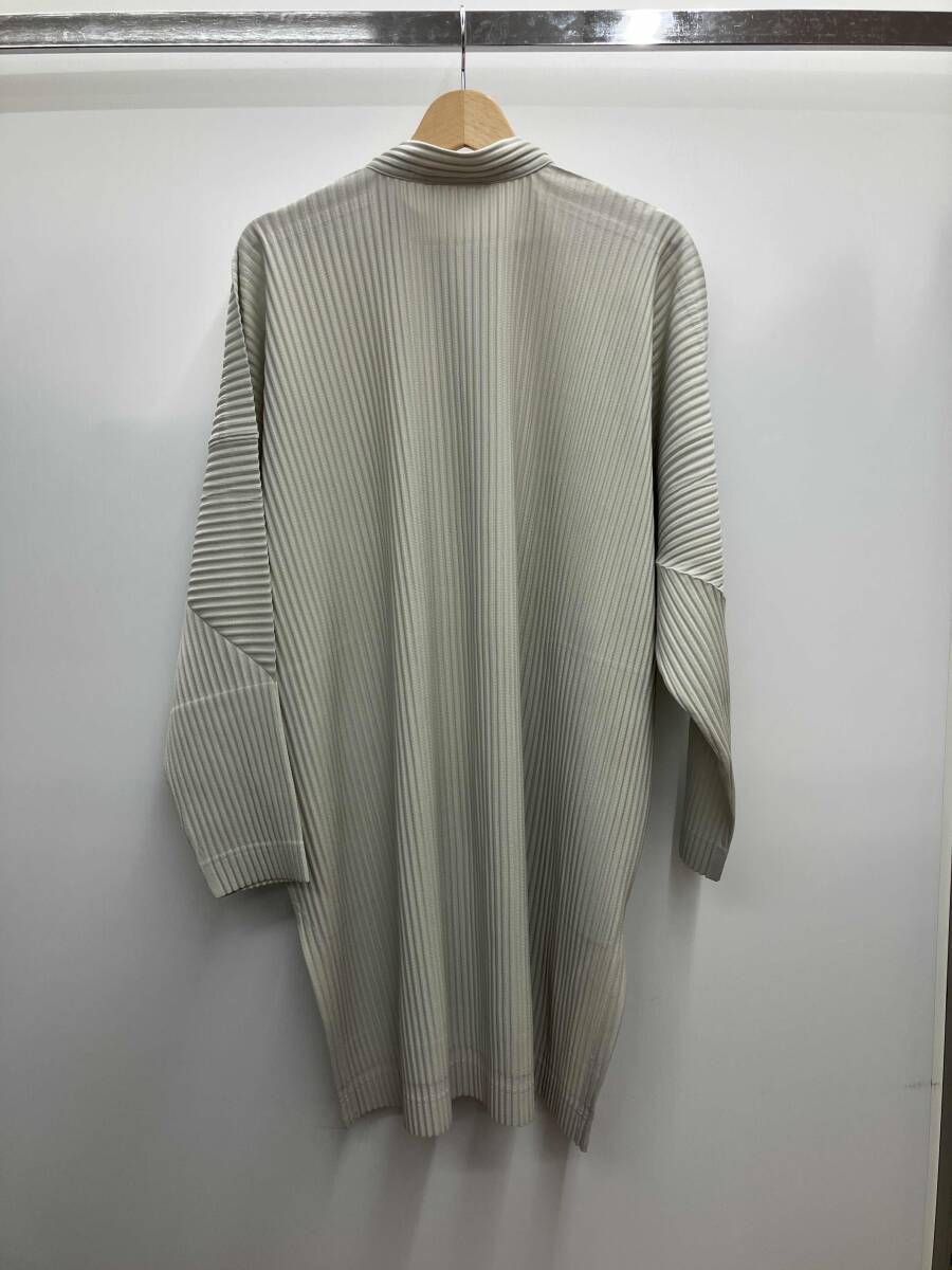 HOMME PLISSÉ ISSEY MIYAKE 総柄 長袖 サイズ3美品 HOMME PLISSE ISSEY MIYAKE オムプリッセイッセイミヤケ 長袖シャツ