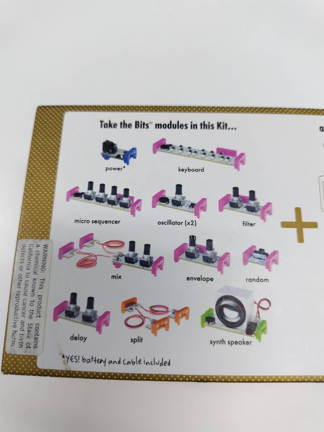 【ジャンク】KORG little Bits Synth Kit シンセサイザーキット