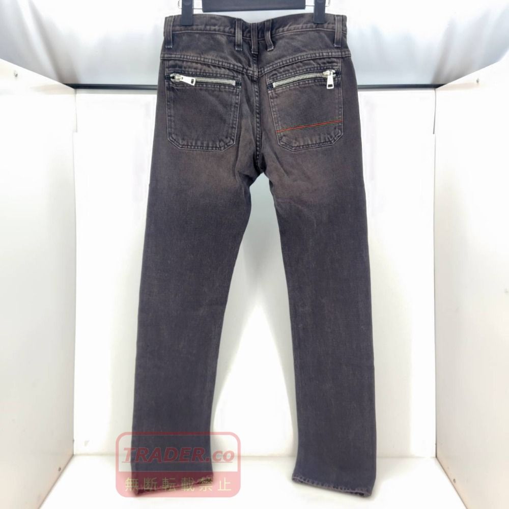 05w22669 グッチ GUCCI スキニーデニムパンツ ブラック 44 イタリア製