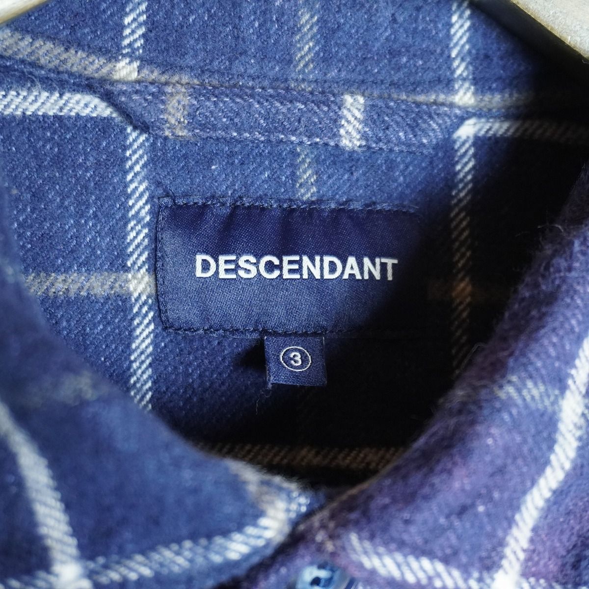 DESCENDANT ディセンダント MOSS CHECK LS SHIRT モスチェック 長袖