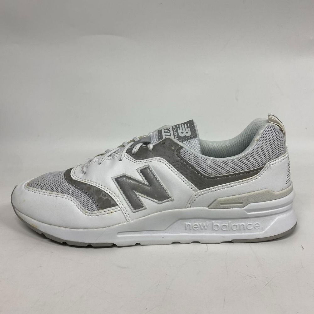 訳あり ニューバランス CM997HFK メンズ スニーカー 28.5cm ホワイト 