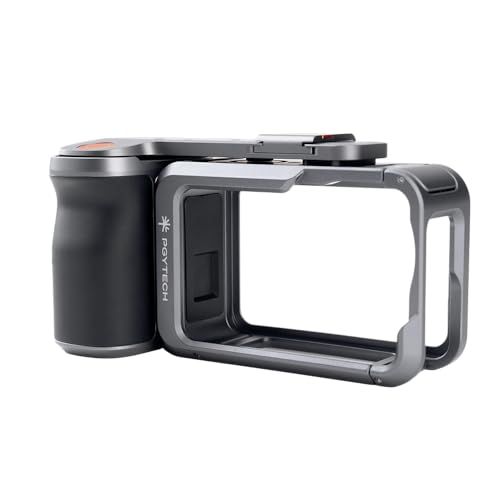 PGYTECH DJI Osmo Action 6用 カメラケージ コールドシュー 横向き縦向き フリップトップ式 複数ポート 装着したままバッテリー交換可能 (ストリートプロ グリップキット)yu