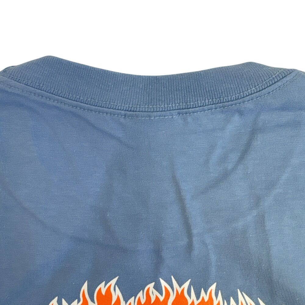 シュプリーム Supreme 21SS Chrome Logo Tee ライトブルー Lサイズ 