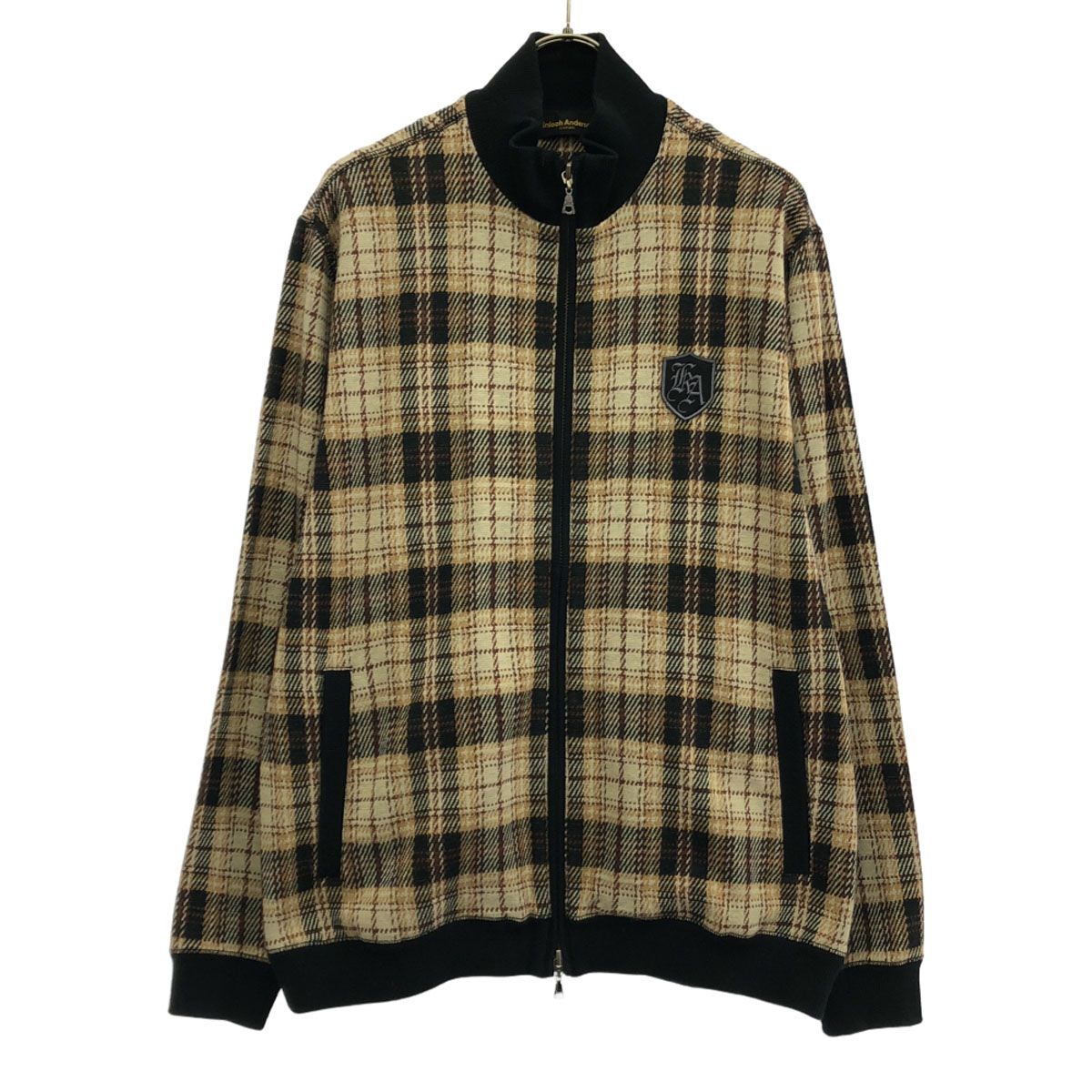 Kinloch Anderson キンロックアンダーソン チェック柄 ワッペン ノー