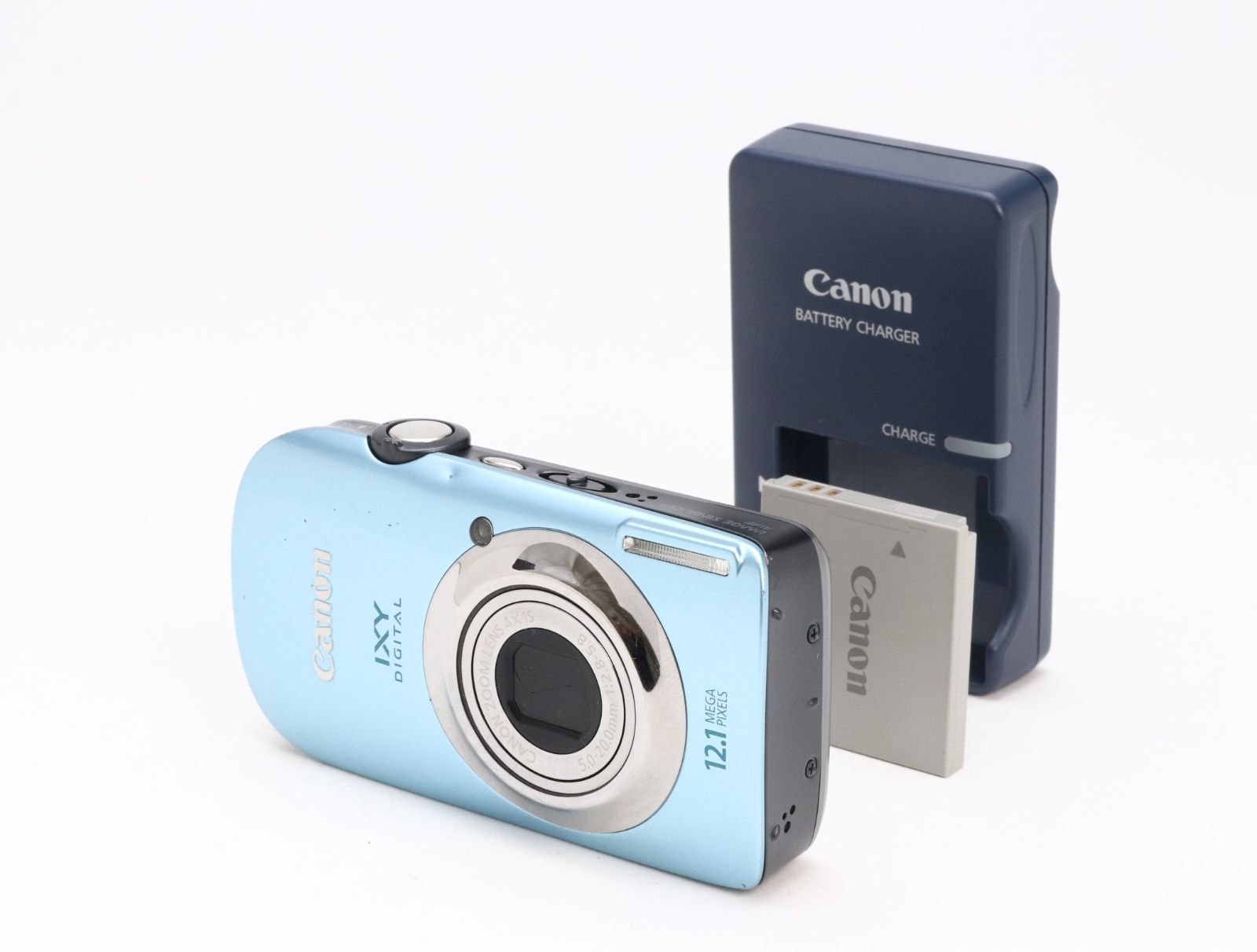 B (並品) Canon キヤノン IXY DIGITAL 510 IS ブルー 初期不良返品対応 77-4 21,754円