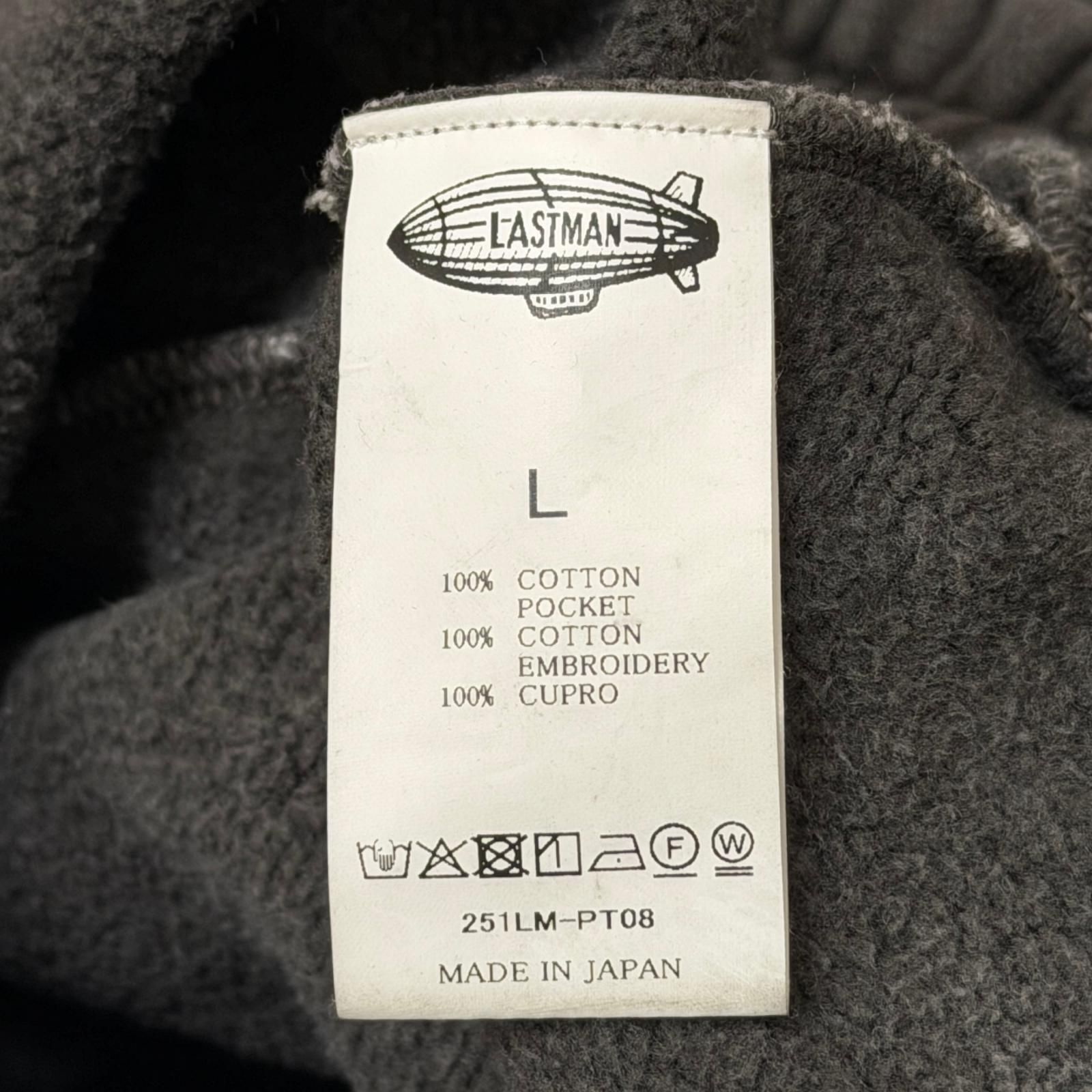 参考上代41800円 LASTMAN LOGO SWEAT SHORTS ハーフパンツ ラストマン 251LM-PT08 ブラック L （19822M） 参考上代41800円 LASTMAN LOGO SWEAT SHORTS ハーフパンツ ラストマン