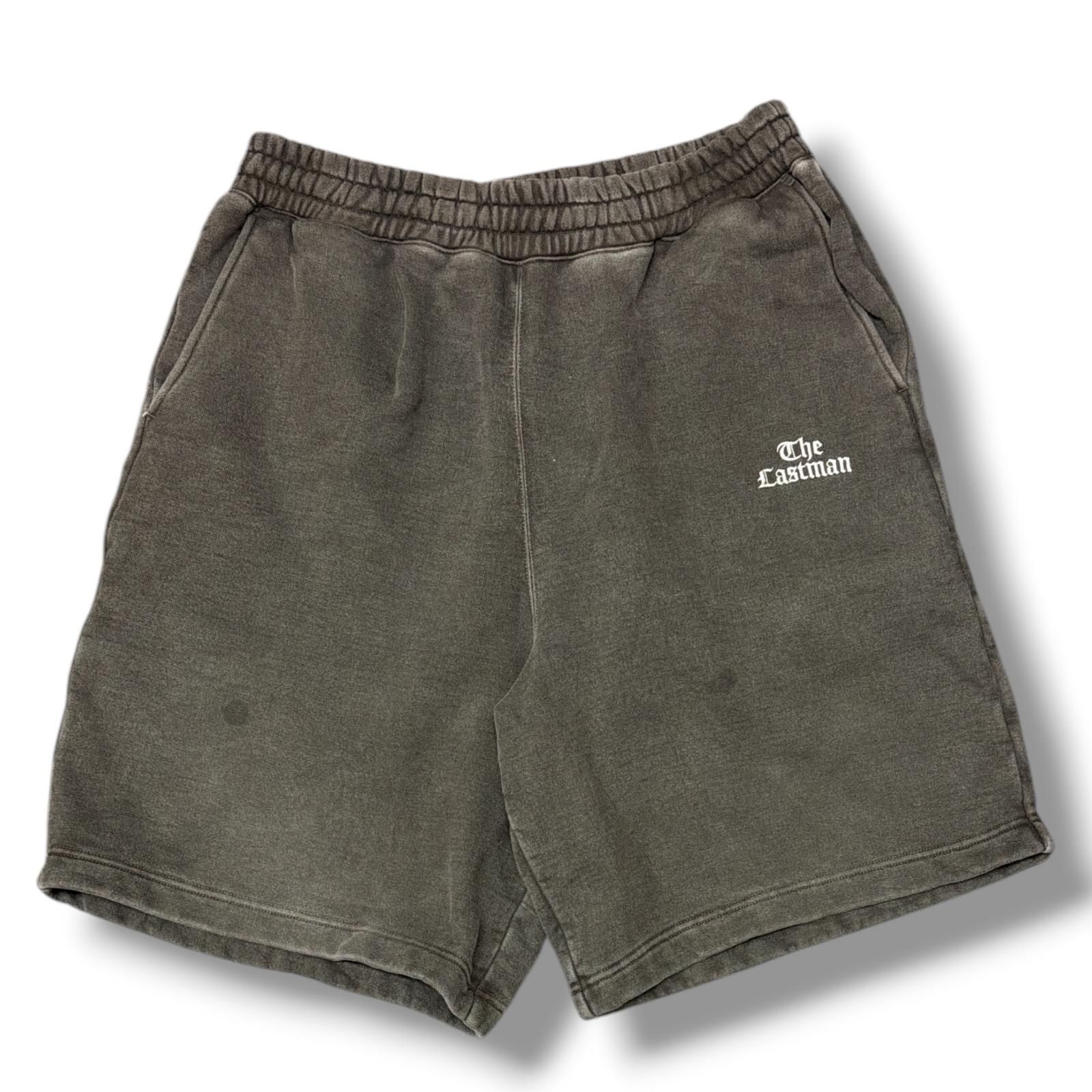 参考上代41800円 LASTMAN LOGO SWEAT SHORTS ハーフパンツ ラストマン 251LM-PT08 ブラック L （19822M） 参考上代41800円 LASTMAN LOGO SWEAT SHORTS ハーフパンツ ラストマン