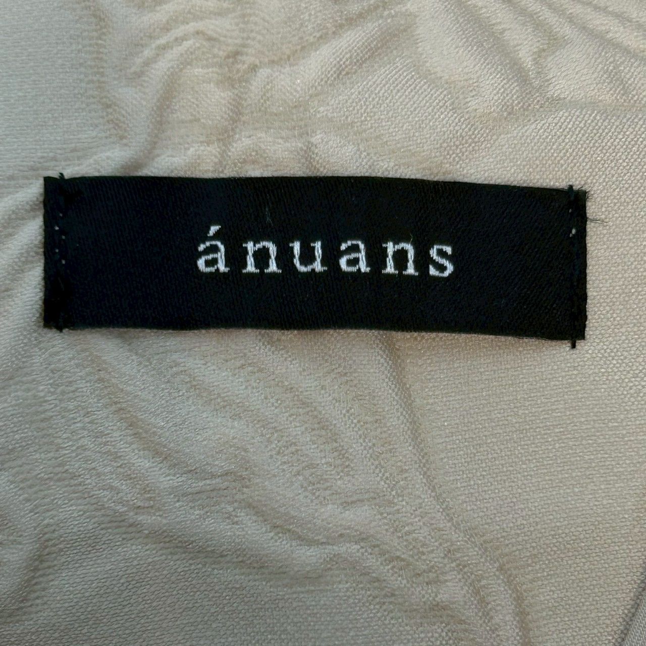 anuans アニュアンス ジャガードギャザーワンピース ドレス ロング丈 ノースリーブ フレア 花柄 フラワー イエローベージュ S レディース 春 夏 ゴーゴー古着マルイファミリー溝口店 23 No.976