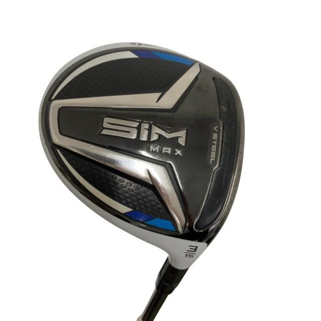 【中古】 テーラーメイド SIM MAX 3W フェアウェイウッド FW TENSEI BLUE TM50(FW) (フレックスS) メンズ 男性用 右利き 右用 Cランク ゴルフクラブ