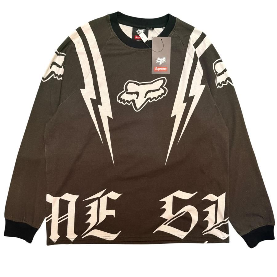 【新古品】サイズ【M】シュプリーム×フォックスレーシング Supreme×FOX RACING 25AW／ FOX RACING L／S Top ／フォックスレーシングロングスリーブTシャツ　 8065000236660