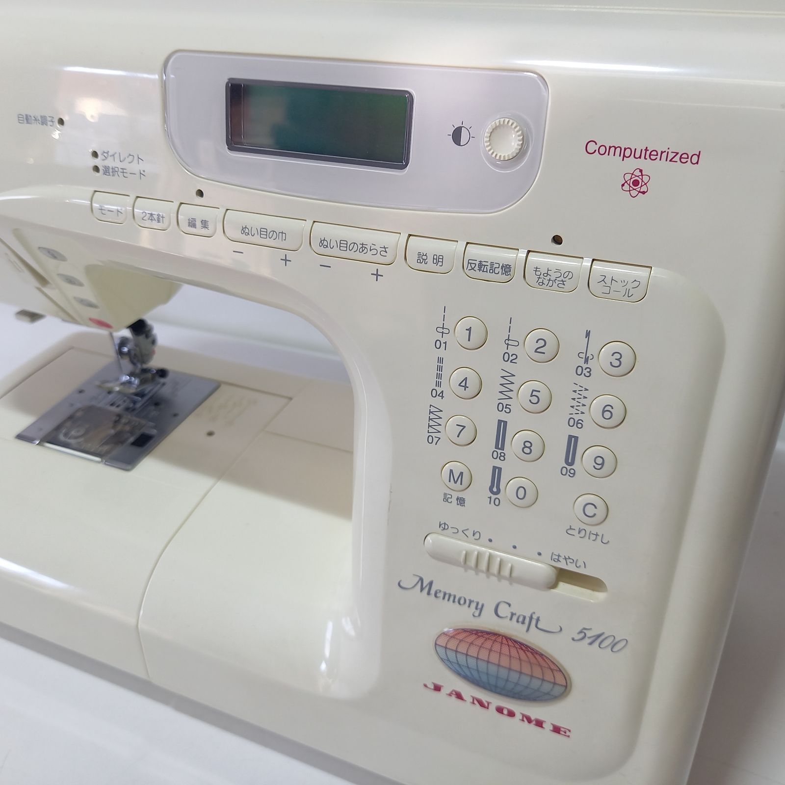 ジャノメ コンピューターミシン メモリークラフト5100 840型 JANOME