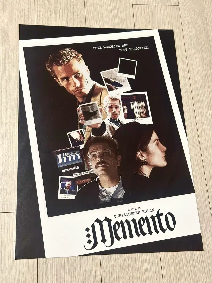2020年 レア 限定モデル 映画 クリストファー・ノーラン 監督の メメント ポスター (A3)