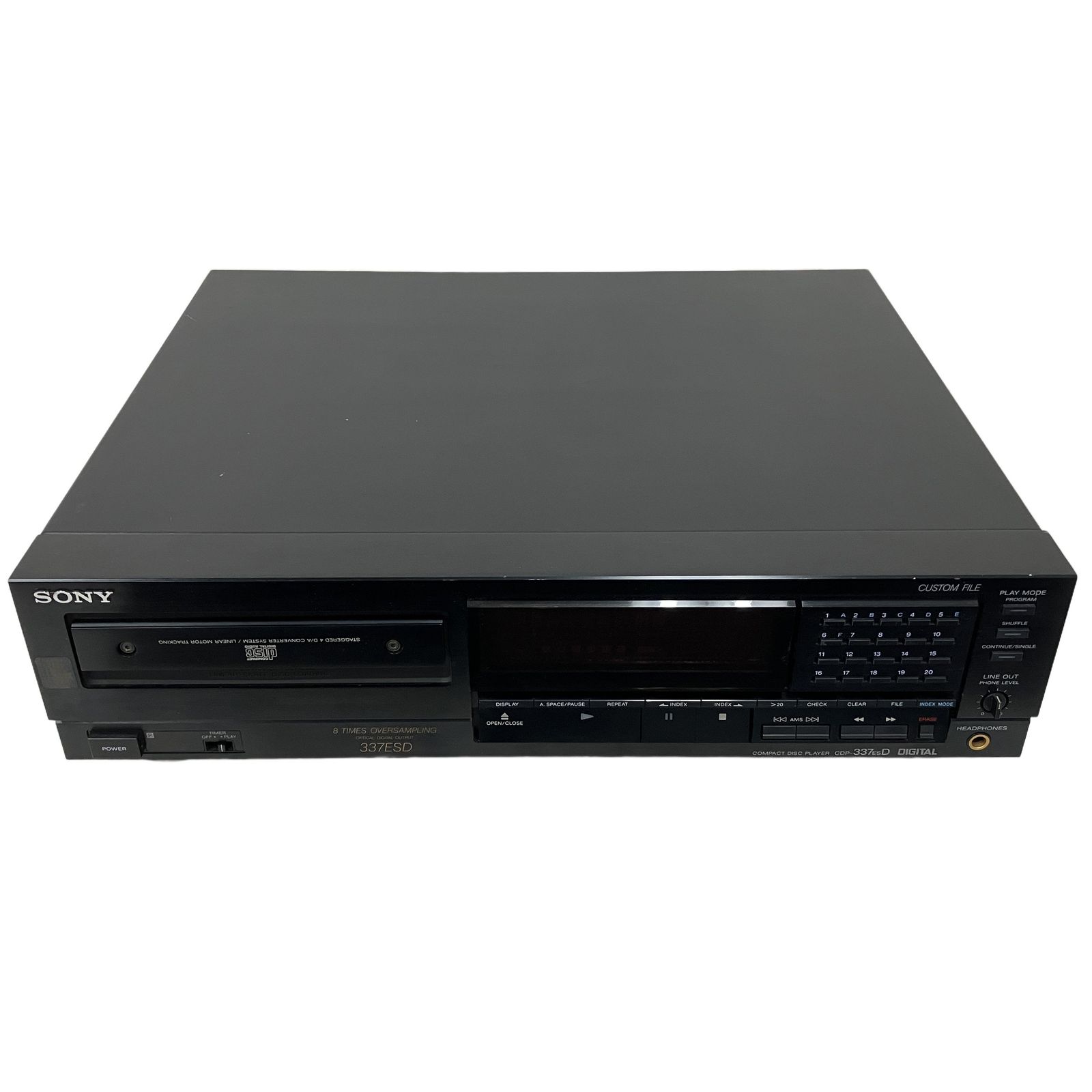 SONY CDP-337 ESD ソニー CDプレーヤー 音響機器 ジャンク M11389732