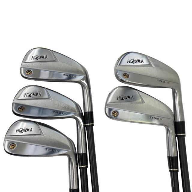 【中古】 本間ゴルフ TOUR WORLD TR21X 5S アイアンセット IR VIZARD IB-WF85 (フレックスS) メンズ 男性用 右利き 右用 Cランク ゴルフクラブ