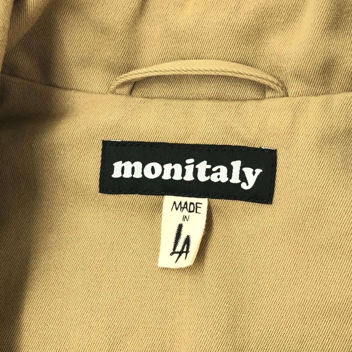 monitaly モニタリー オーバーサイズベルテッドコート サイズ:40