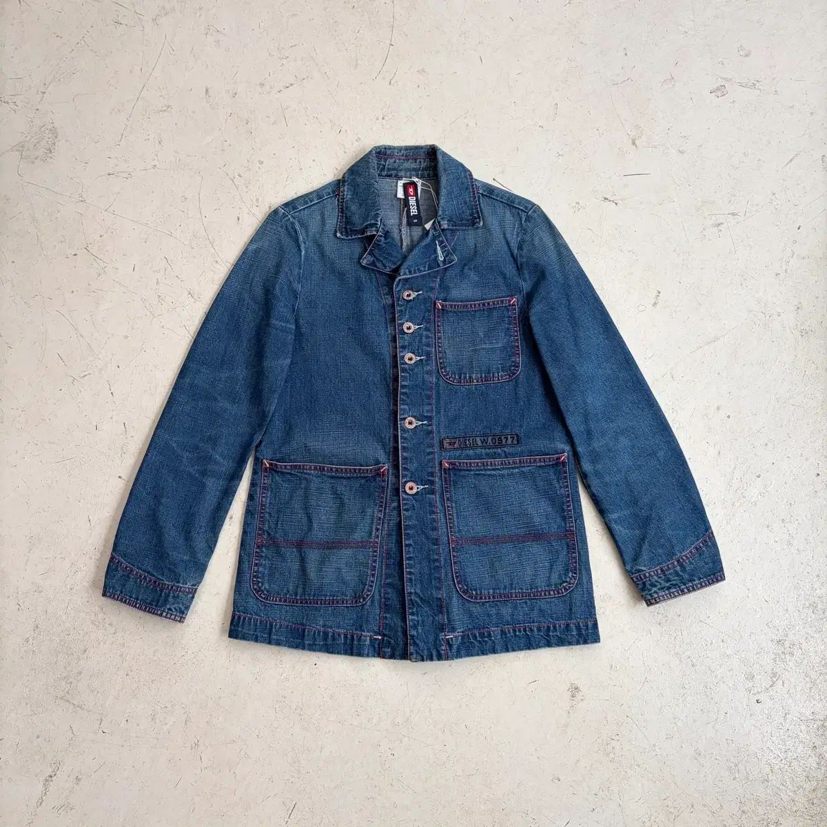 90s DIESEL ディーゼル ヴィンテージ デニム カバーオール ジャケット S