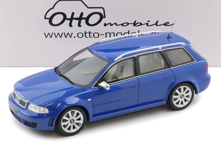 オットーモービル 1/18 アウディ RS4 アバント B5 2000 ノガロブルー Otto Mobile 1:18 Audi RS 4 Avant Nogaro Blue OT1272