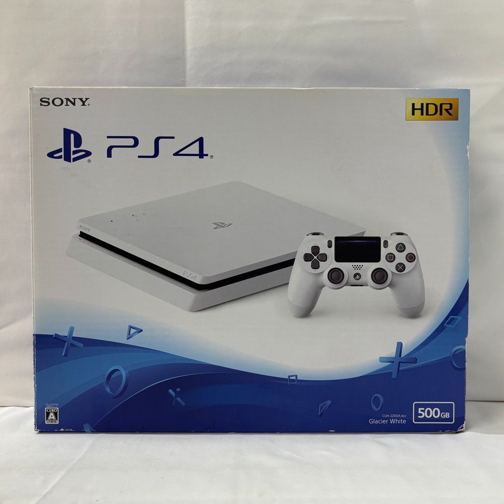 ◇PS4 CUH-2200A ホワイト コントローラー2個セット 500GB 896 - メルカリ