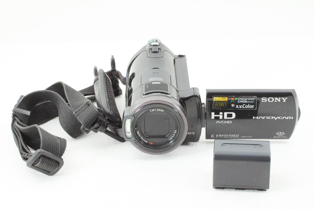 ジャンク Sony ソニー Handycam HDR-CX7 デジタルハイビジョン ビデオ