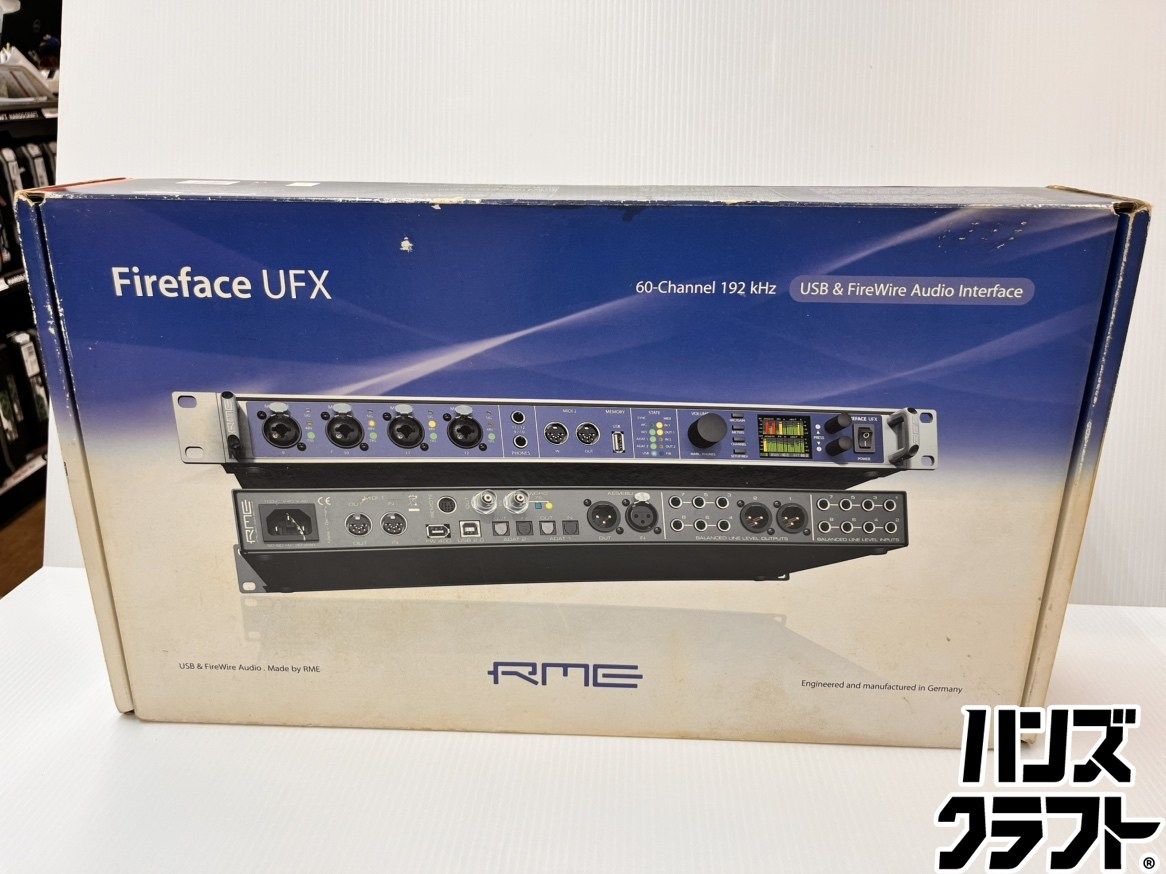 ★Fireface UFX　オーディオインターフェース　60チャンネル 192kHz　未使用 長期保管品 82,500円