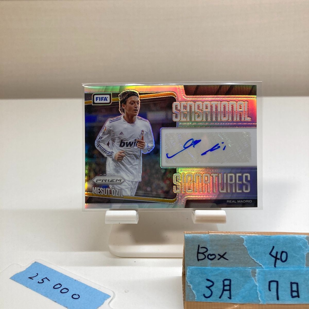 2025-26 PANINI PRIZM FIFA MESUT OZIL 38/49 直筆サインカード REAL MADRID Sensational Signatures カード