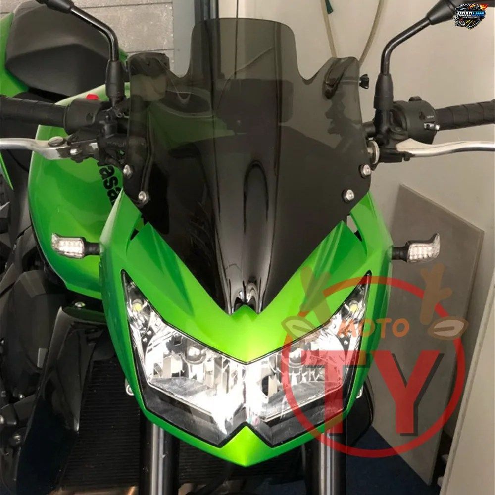 Z750 Z750R Z750 2007 - 12 に適合するオートバイ用ウインドスクリーン、ウインドディフレクター、ウインドシールド