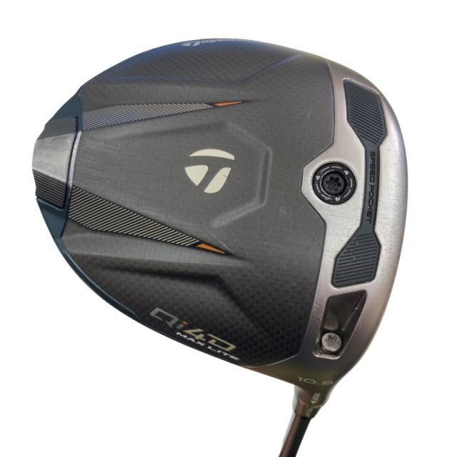 【中古】 テーラーメイド Qi4D MAX LITE 10.5° ドライバー DR REAX MR40(Qi4D DR) (フレックスR) メンズ 男性用 右利き 右用 Cランク ゴルフクラブ