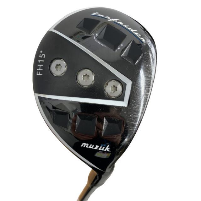 【中古】 muziik muziik TURFRIDER FW HYBRID 15° フェアウェイウッド FW 純正特注シャフト (フレックスS) メンズ 男性用 右利き 右用 Cランク ゴルフクラブ