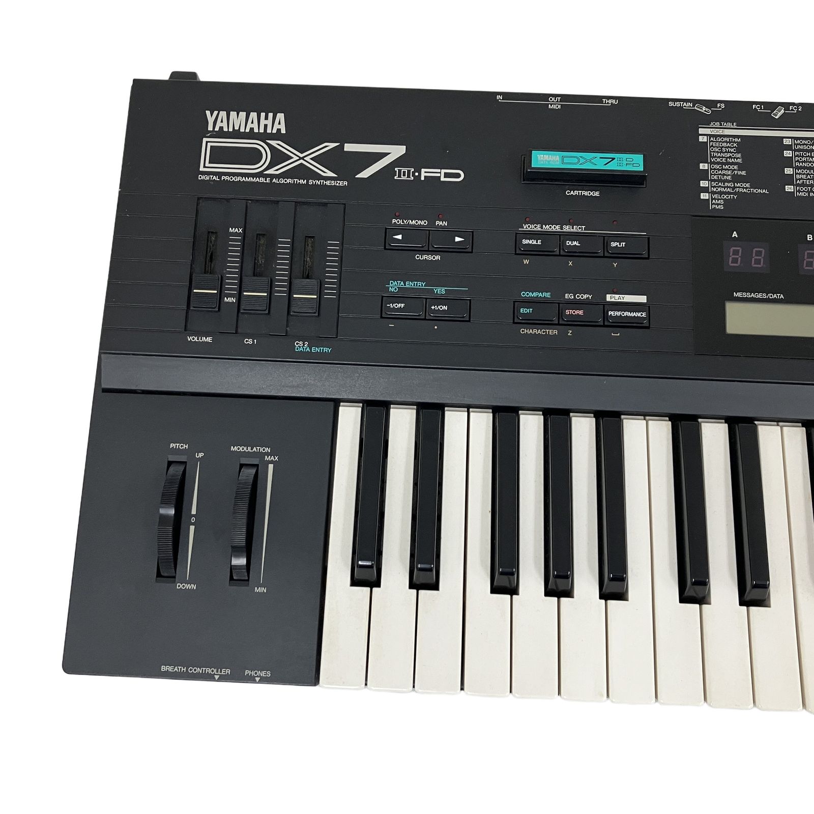 YAMAHA　ハードケース　音響機器　キーボード　シンセサイザー YAMAHA DX7IIFD シンセサイザー ヤマハ キーボード ケース付き 楽器