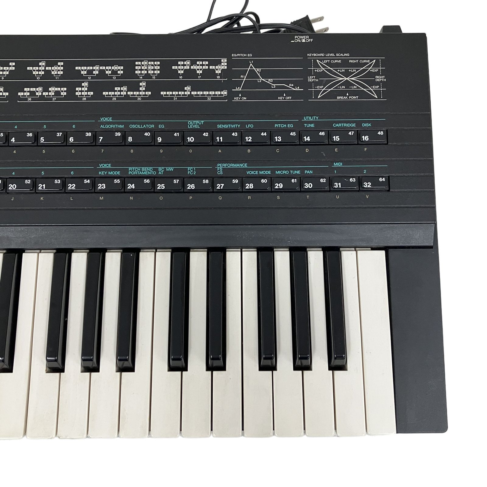 YAMAHA DX7IIFD シンセサイザー ヤマハ キーボード ケース付き 楽器