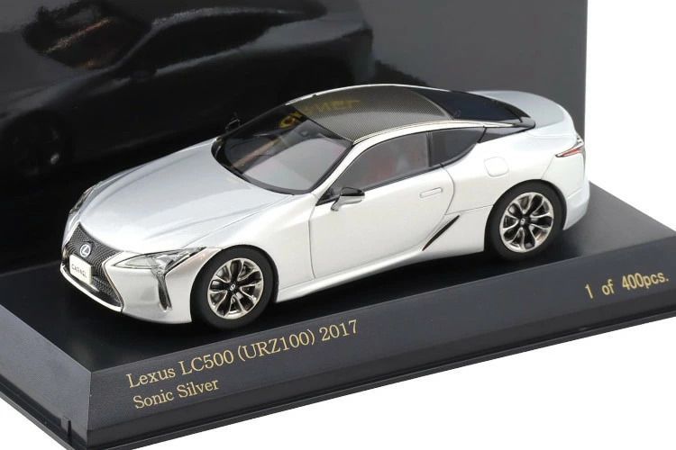 カーネル 1/43 レクサス LC500 URZ100 クーペ 2017 ソニックシルバー CAR-NEL 1:43 Lexus LC 500 Coupe Sonic silver CN431705