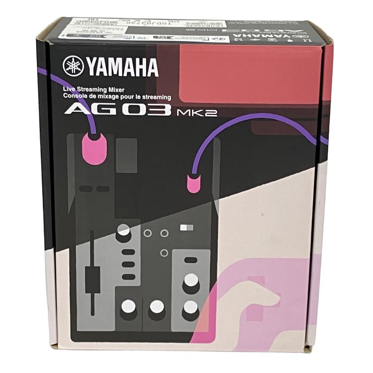 YAMAHA AG03 MK2 ミキサー オーディオインターフェイス 2023年製 中古