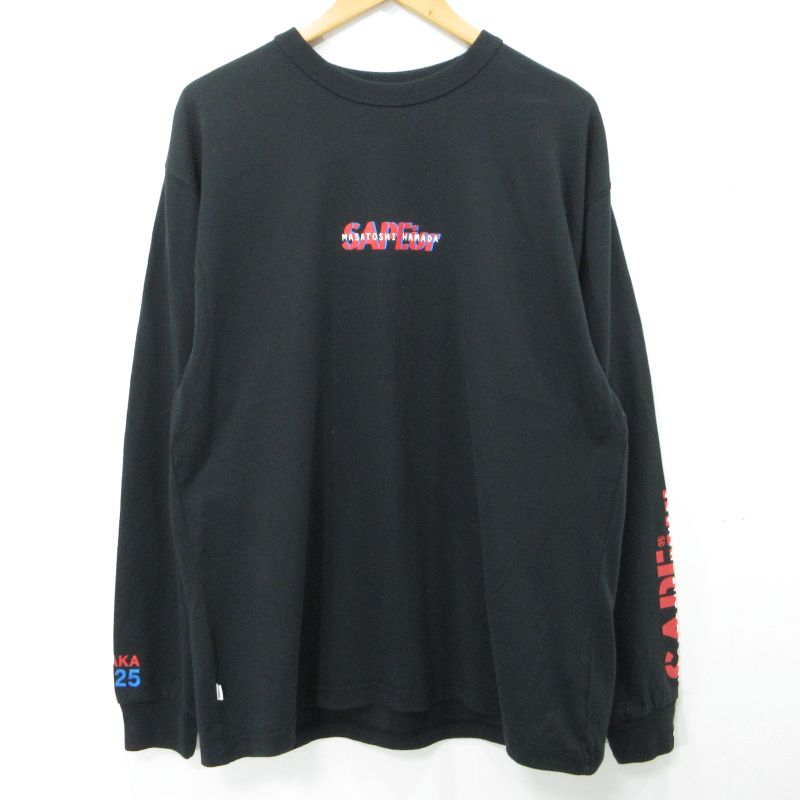 【三重本店】 中古 SAPEur | サプール 長袖Ｔシャツ 浜田雅功 マサトシハマダ 2025 BLUE HEAD HAMADA 2025 ブラック サイズ：XL 【103】