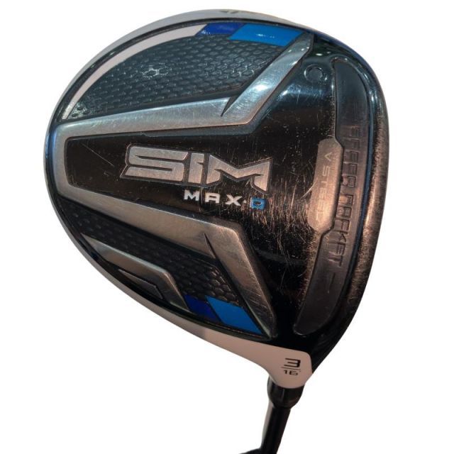 【中古】 テーラーメイド SIM MAX-D 3W フェアウェイウッド FW TENSEI BLUE TM50(FW) (フレックスS) メンズ 男性用 右利き 右用 Cランク ゴルフクラブ 13,460円