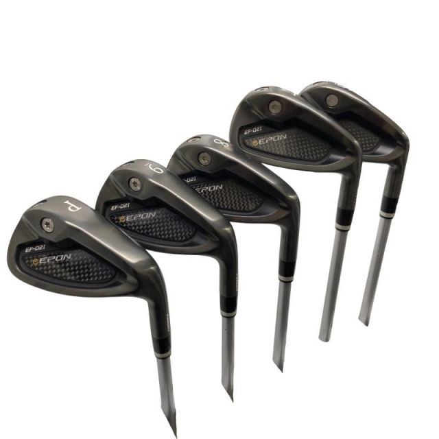 【中古】 エポンゴルフ株式会社 EPON EF-02I 5S(#6-PW) アイアンセット IR リシャフト (フレックスその他) メンズ 男性用 右利き 右用 Dランク ゴルフクラブ