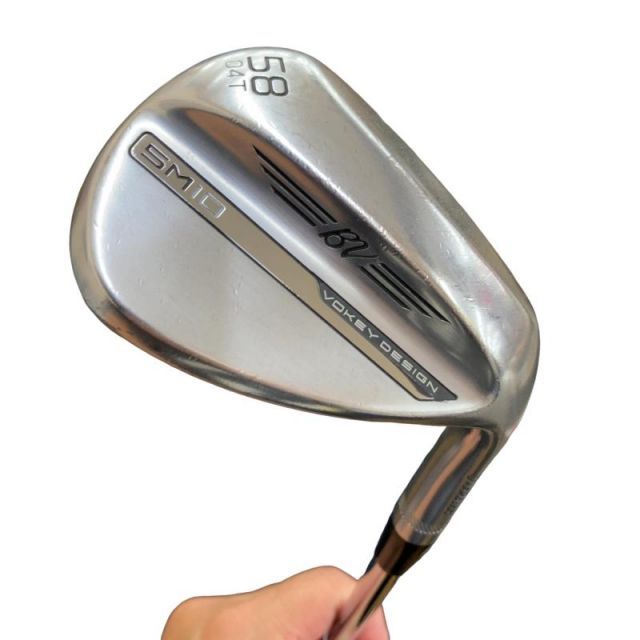 【中古】 タイトリスト VOKEY SPIN MILLED SM10 ツアークロム 58°/04°T ウェッジ WG リシャフト (フレックスその他) メンズ 男性用 右利き 右用 Cランク ゴルフクラブ
