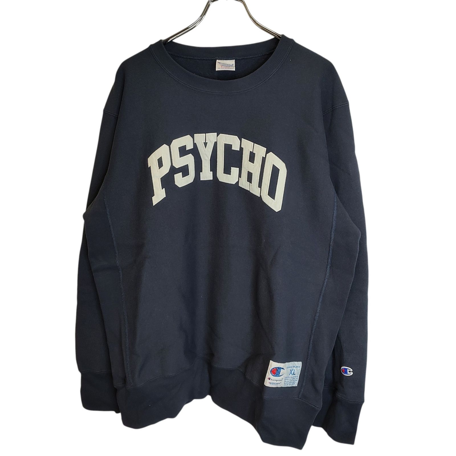 最終値下UNDERCOVER PSYCHO トレーナー サイズ2 ブラック UNDERCOVER アンダーカバー x Champion チャンピオン 25SS PSYCHO
