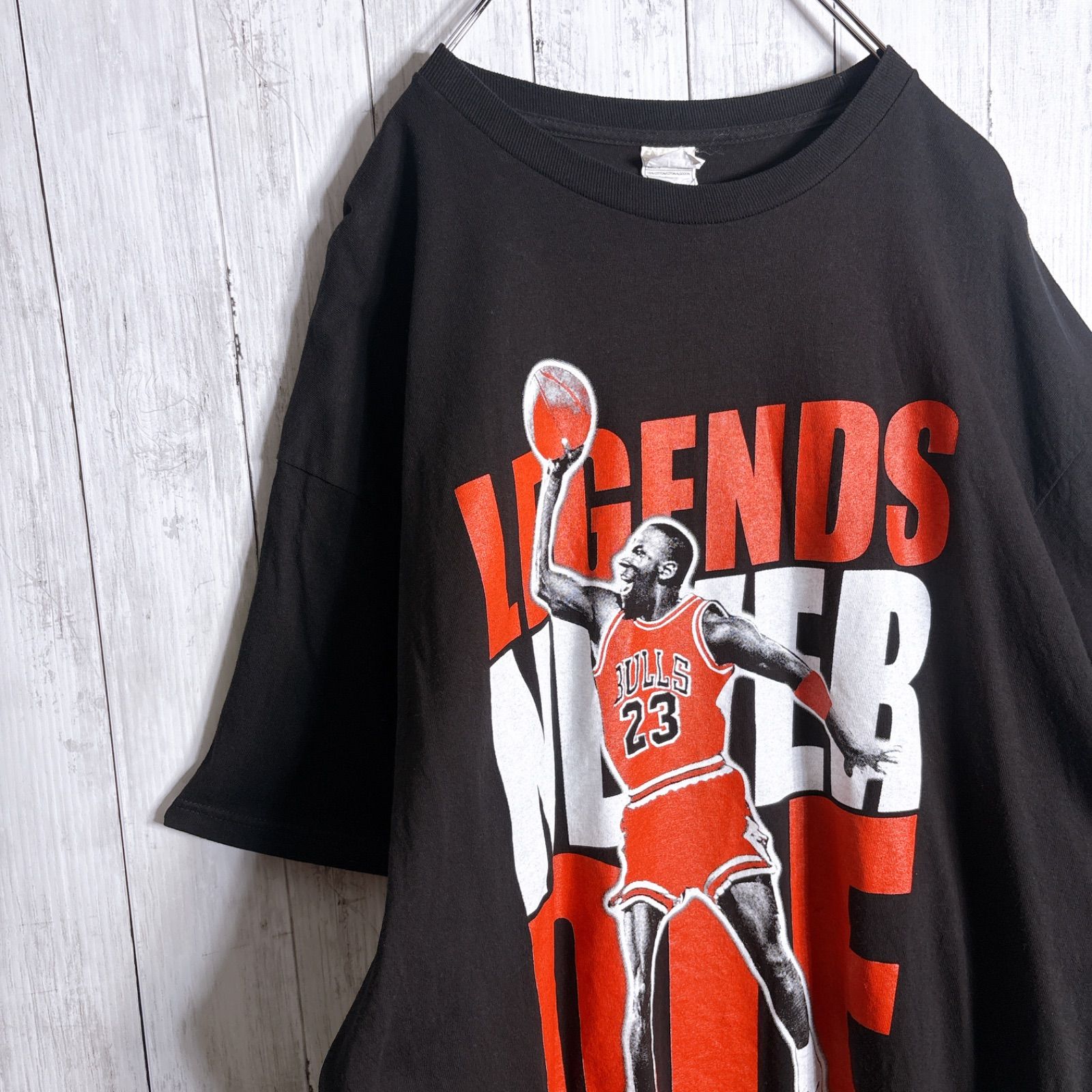 NBAレジェンド】JORDAN T-SHIRT ブラック マイケルジョーダン